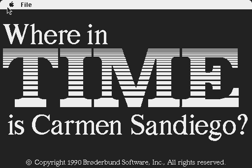 Screenshot for Where in Time is Carmen Sandiego v1.0